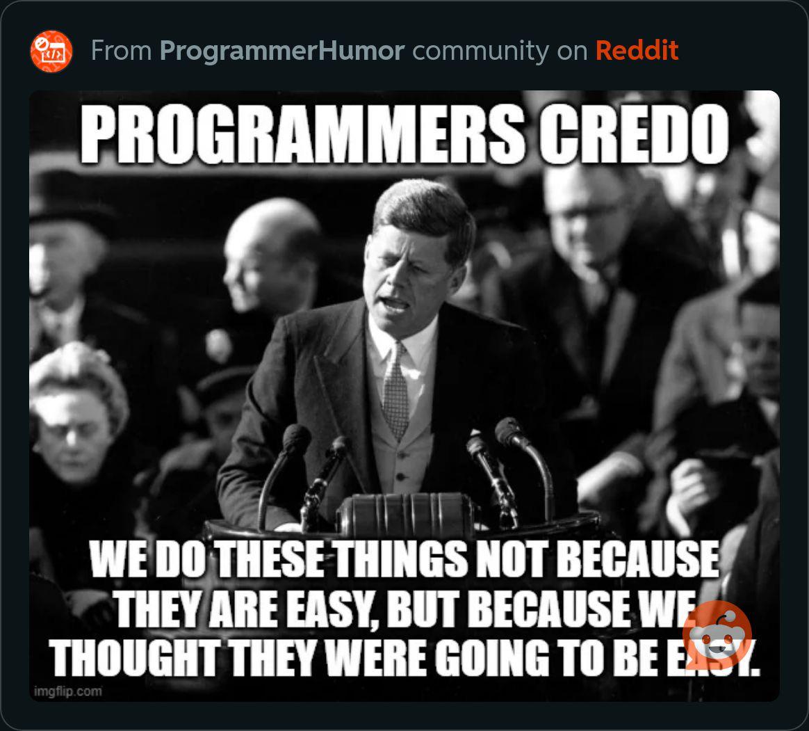 programmersCredoRepost | programmer-memes, program-memes, reddit-memes | ProgrammerHumor.io