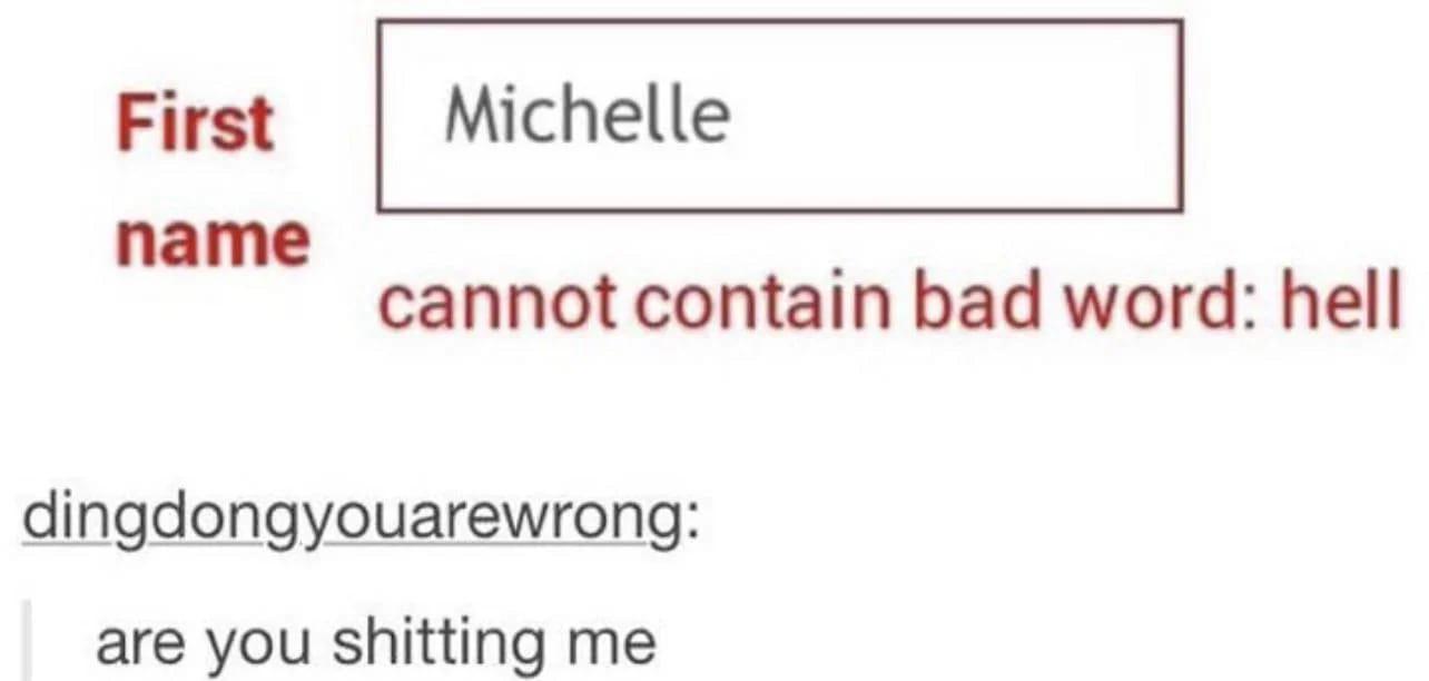 formValidationGoneHellishlyWrong | validation-memes | ProgrammerHumor.io