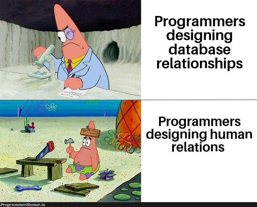 Ah, Solitude my old friend | programmer-memes, design-memes, program-memes, data-memes, database-memes | ProgrammerHumor.io