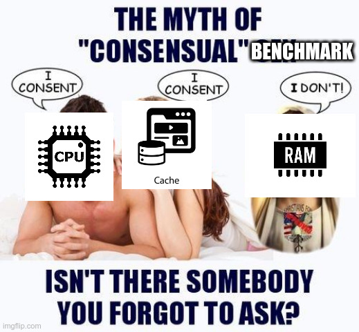 theMythOfConsensualBenchmark | ProgrammerHumor.io