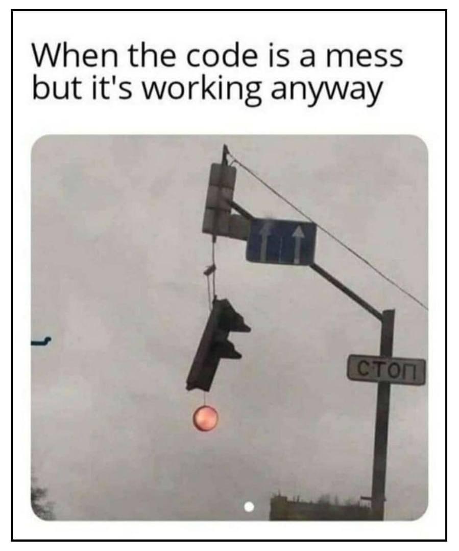 iRepeatDoNotTouchAnything | code-memes | ProgrammerHumor.io