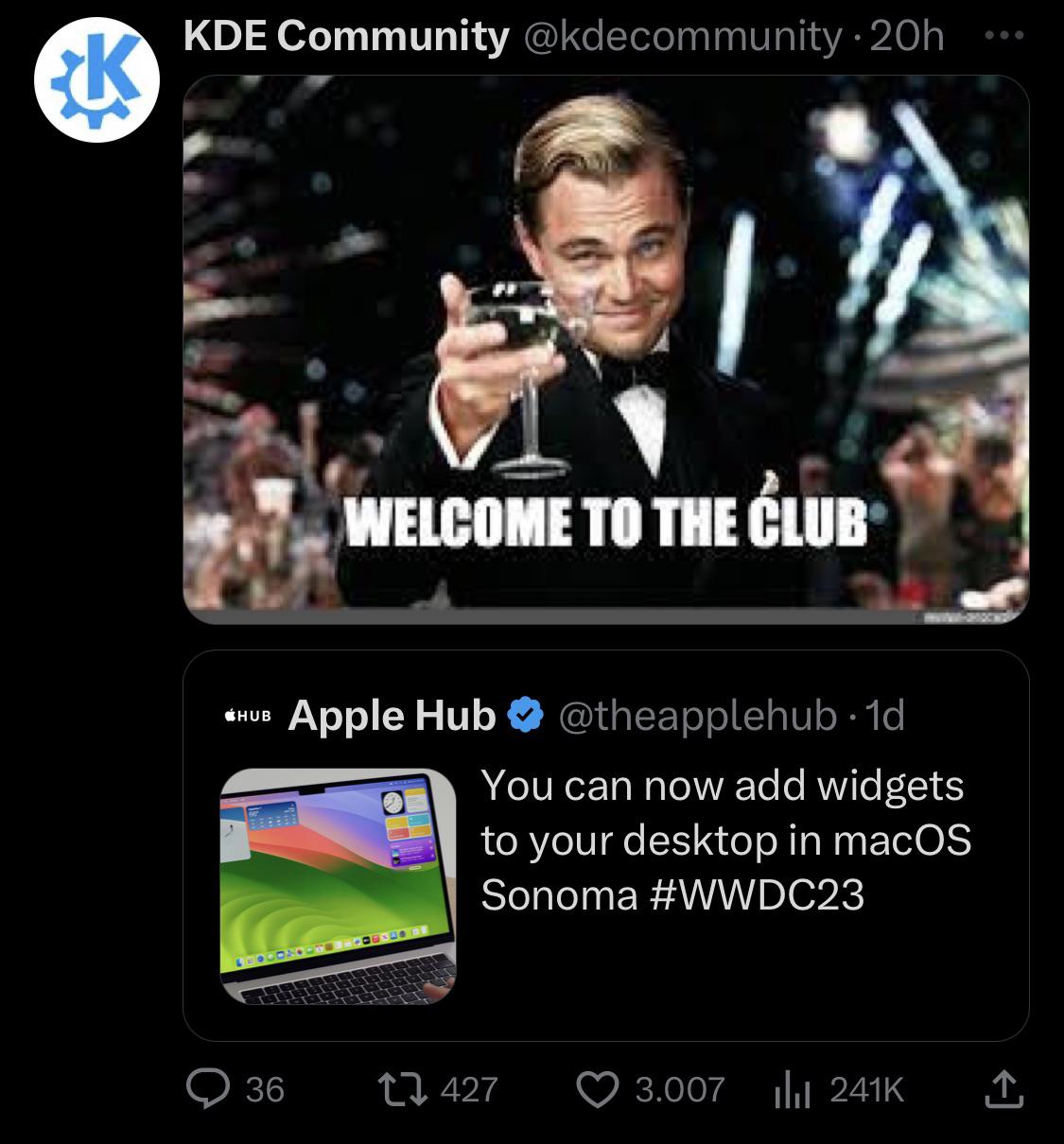 Well done. | apple-memes, macos-memes, mac-memes, kde-memes | ProgrammerHumor.io