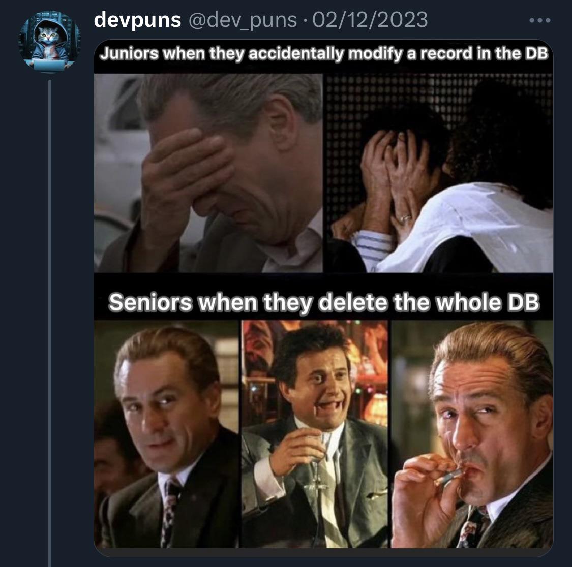 whereIsDbGone | ide-memes | ProgrammerHumor.io