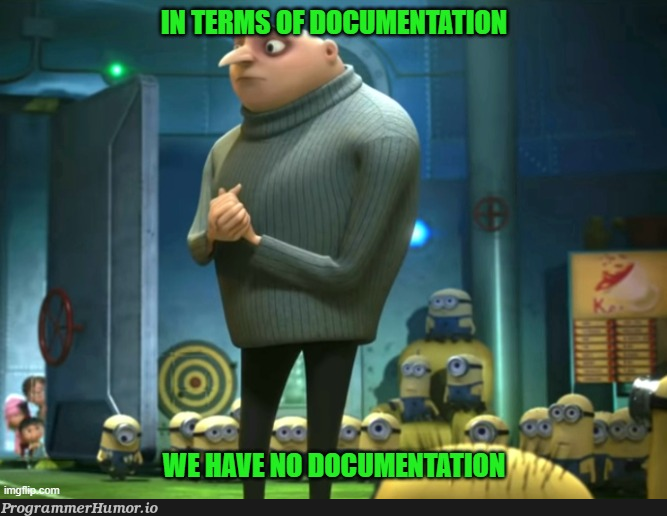 whereIsDocumentation | documentation-memes | ProgrammerHumor.io