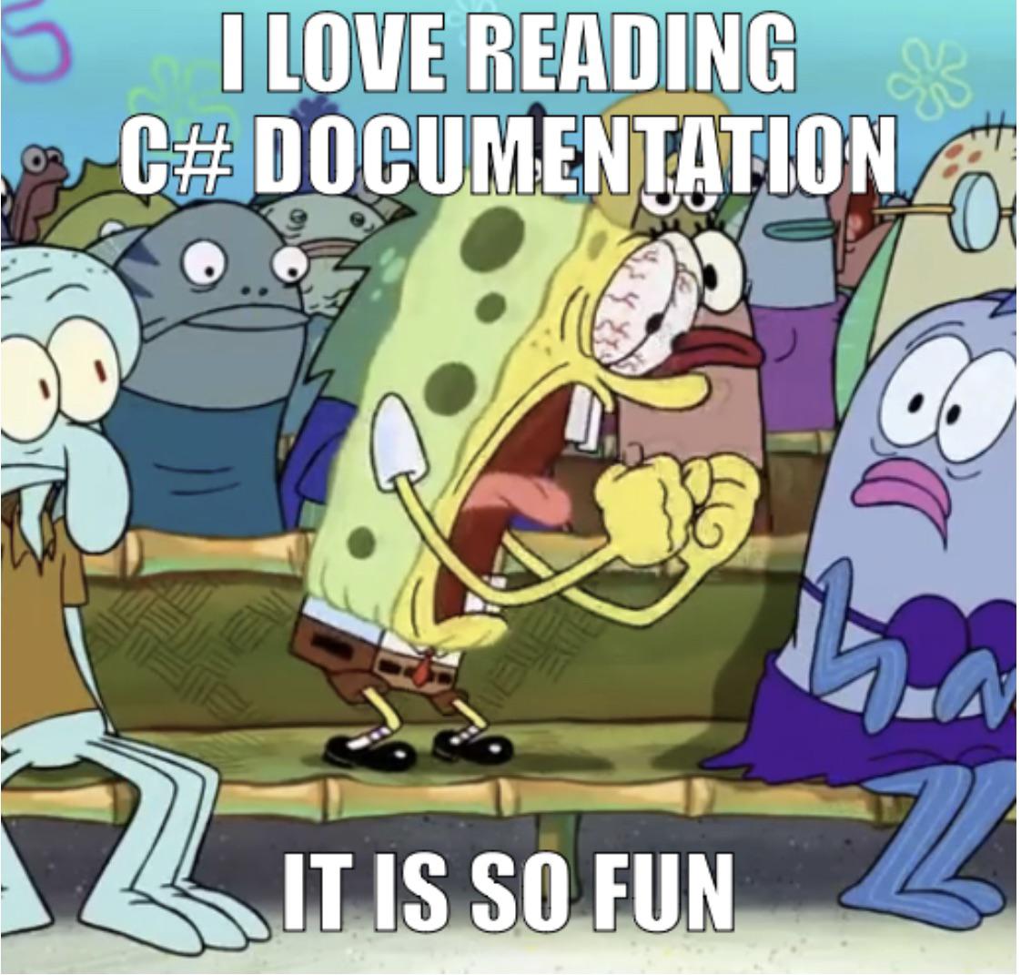 I am in pain | IT-memes, c#-memes, documentation-memes | ProgrammerHumor.io