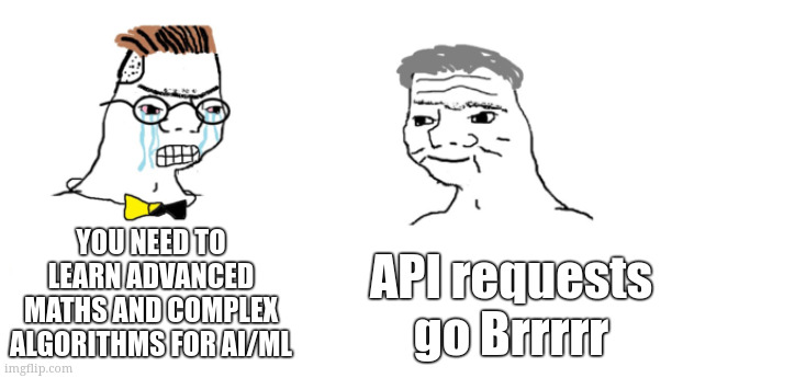 aiEasierThanEver | algorithm-memes, api-memes, algorithms-memes, ML-memes | ProgrammerHumor.io