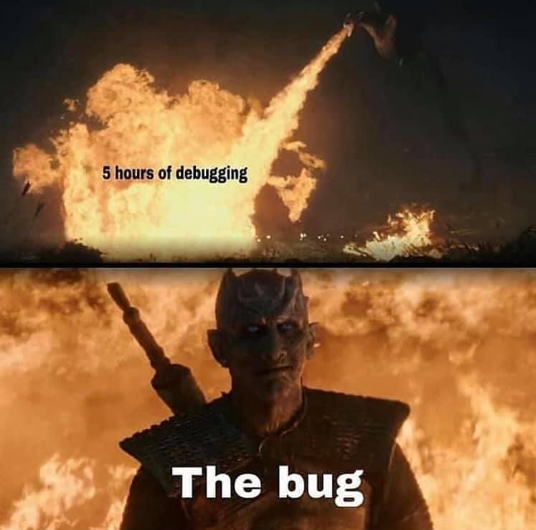 theNightKing | debugging-memes, bug-memes, debug-memes | ProgrammerHumor.io