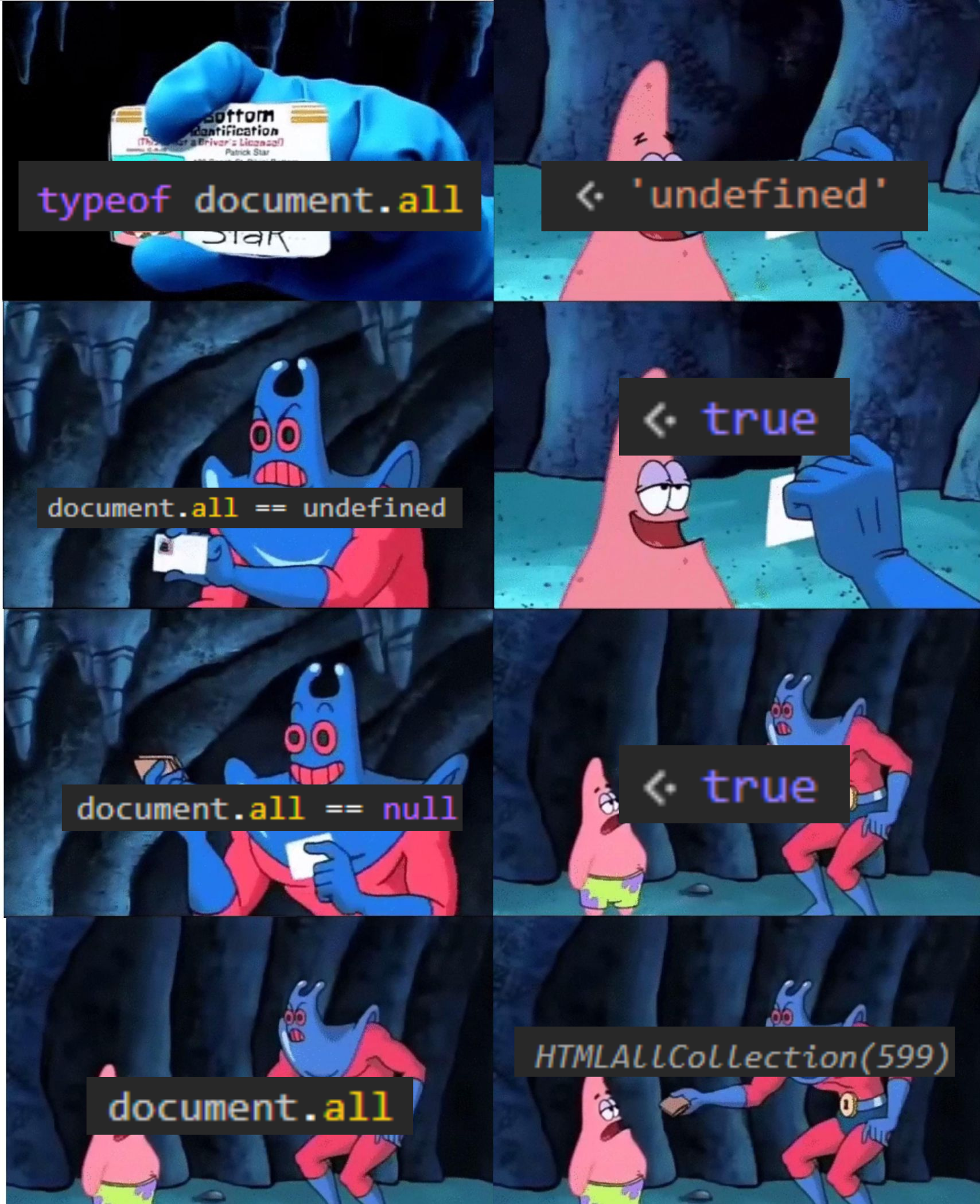 thisIsNotStandardECMAScriptBehavior | html-memes, ML-memes | ProgrammerHumor.io