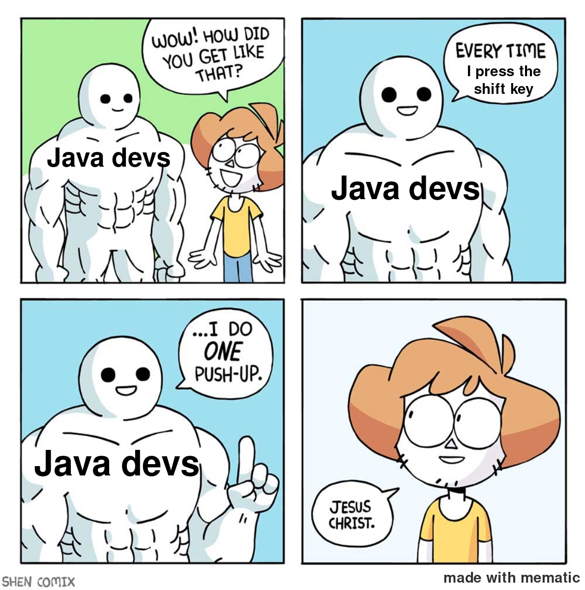 Java naming conventions... | java-memes, devs-memes | ProgrammerHumor.io