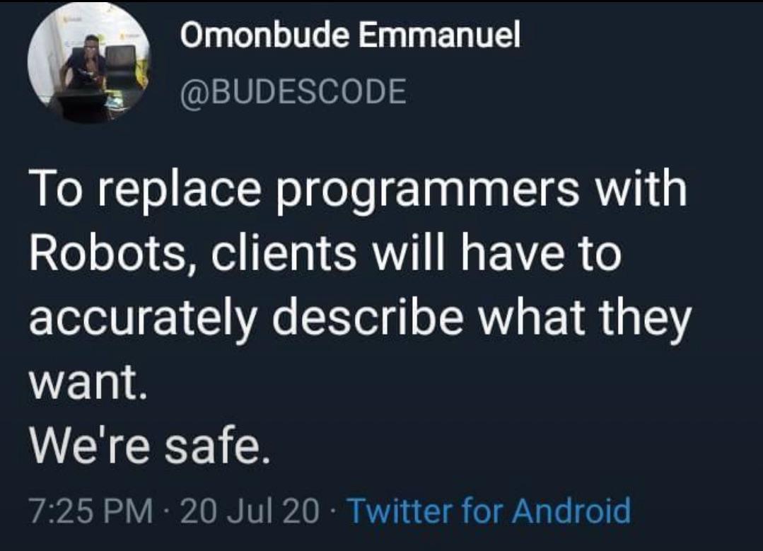 machineProducesSmoke | programmer-memes, android-memes, program-memes, machine-memes, cli-memes, mac-memes, bot-memes, robots-memes, twitter-memes | ProgrammerHumor.io