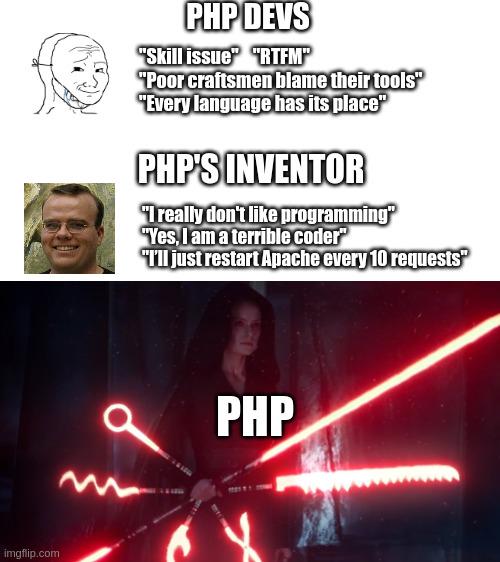 yesHeReallySaidThat | programming-memes, code-memes, php-memes, coder-memes, program-memes, devs-memes, apache-memes, rest-memes, language-memes | ProgrammerHumor.io