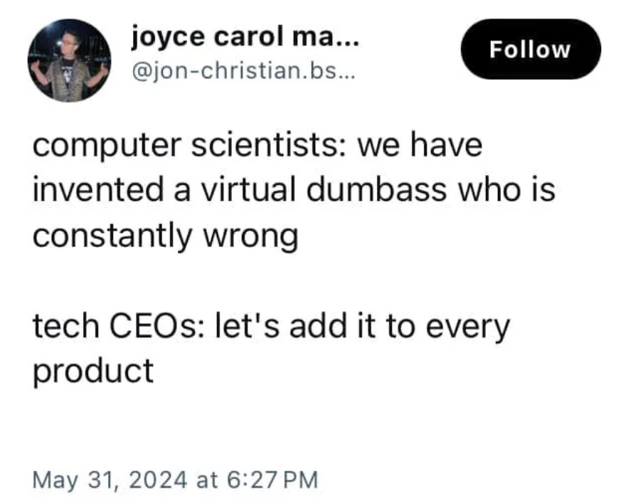 virtualdumbassactslikeadumbass | computer-memes, tech-memes, IT-memes, product-memes | ProgrammerHumor.io