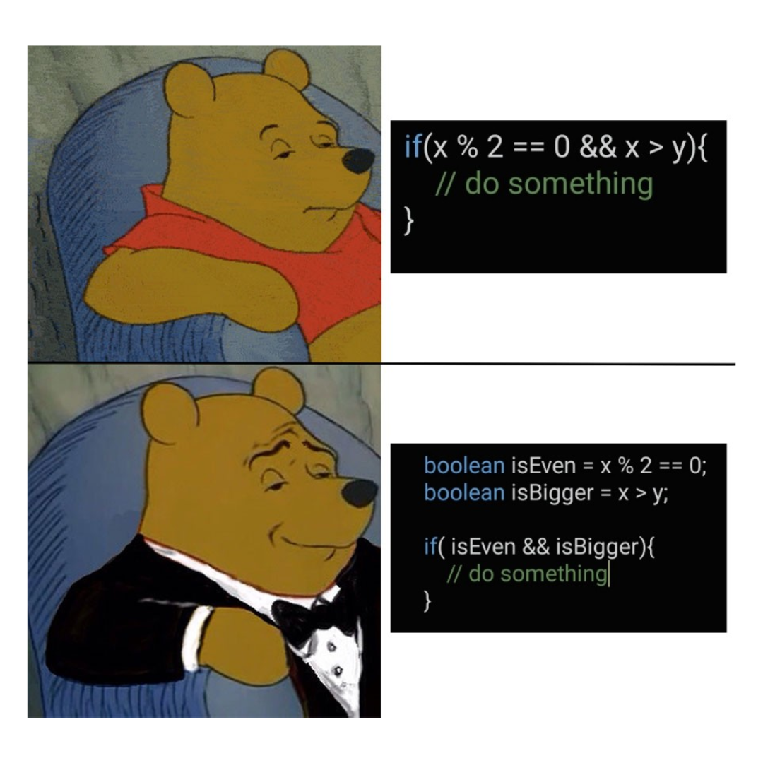 codeShouldBeReadable | code-memes | ProgrammerHumor.io