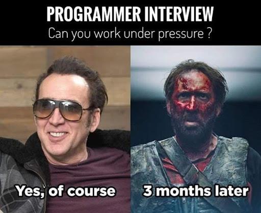 developingCorporateSkill | programmer-memes, program-memes, interview-memes | ProgrammerHumor.io