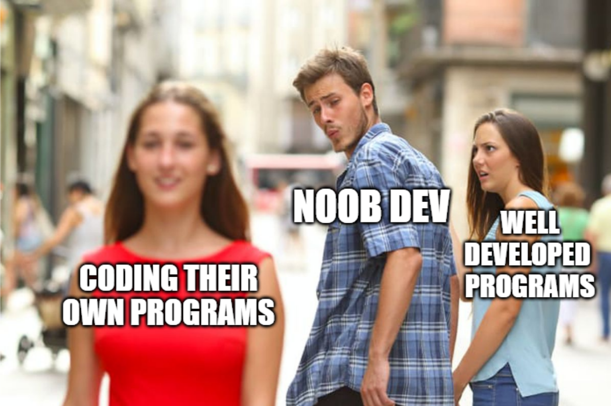 codeEverythingYourself | coding-memes, code-memes, program-memes | ProgrammerHumor.io