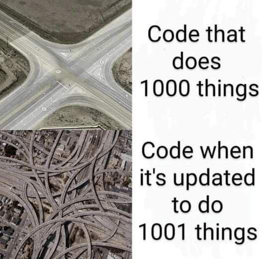 smallNewFeature | code-memes, date-memes, feature-memes | ProgrammerHumor.io