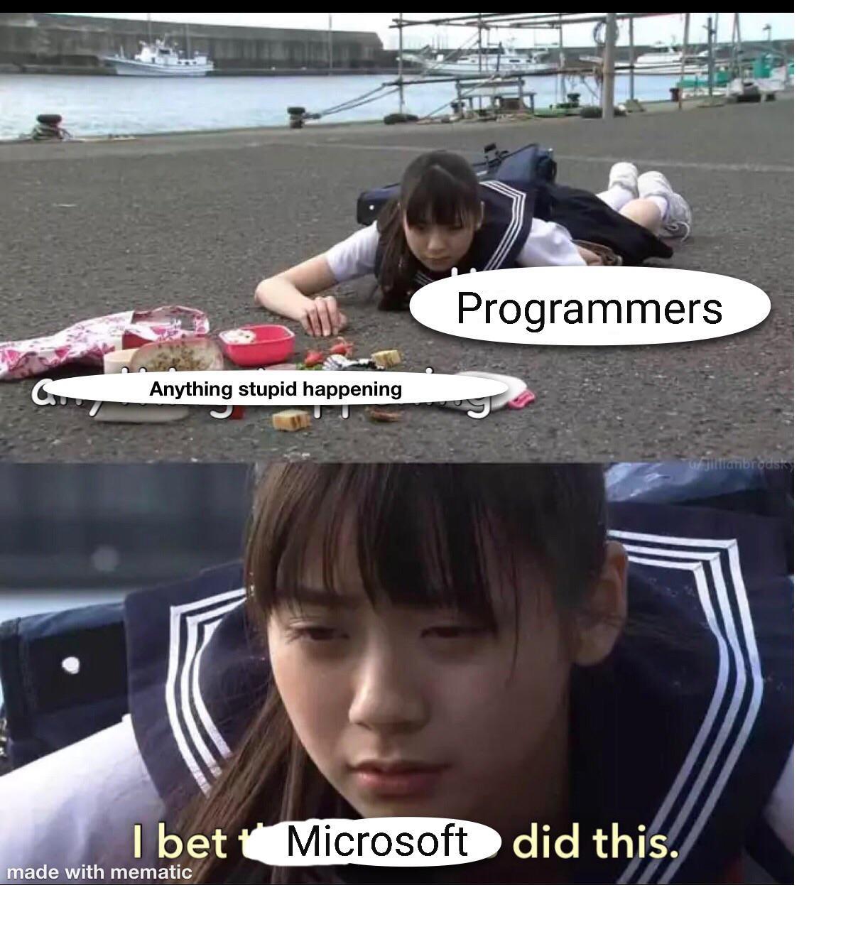 Our policy at work - are we wrong, though? | programmer-memes, program-memes, microsoft-memes | ProgrammerHumor.io