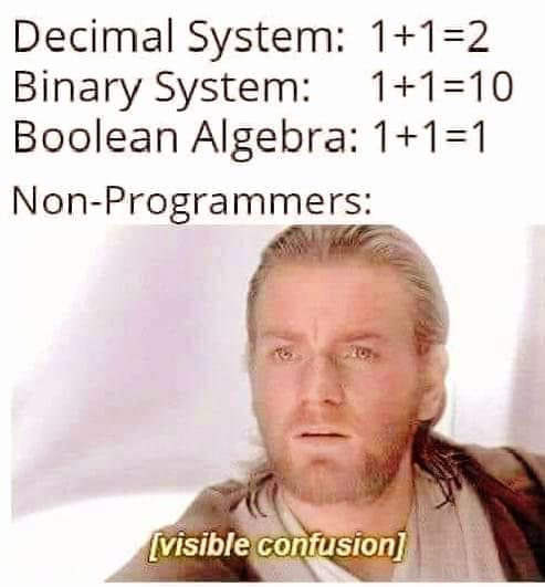 invisibleConfusion | programmer-memes, program-memes, binary-memes | ProgrammerHumor.io