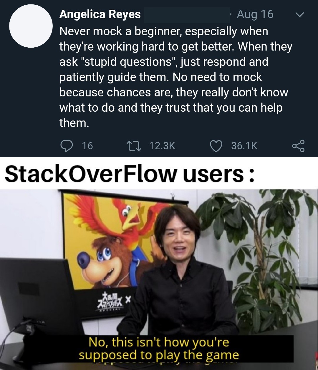 Your question is stupid | stackoverflow-memes, stack-memes, overflow-memes, ide-memes, rust-memes | ProgrammerHumor.io