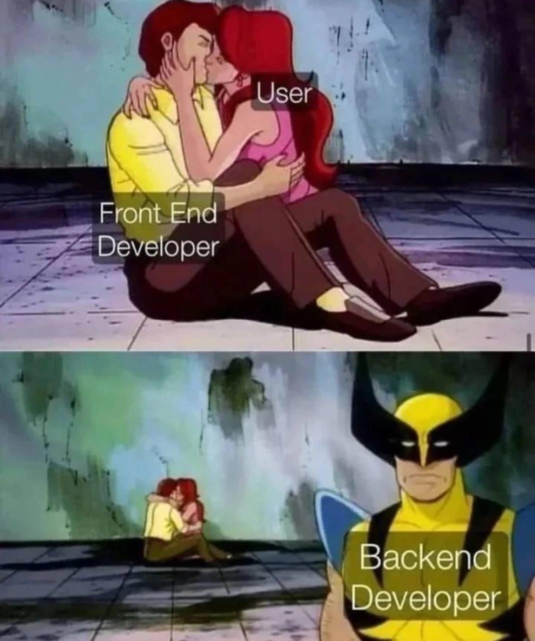 backendDeveloper | developer-memes, backend-memes, front end-memes | ProgrammerHumor.io