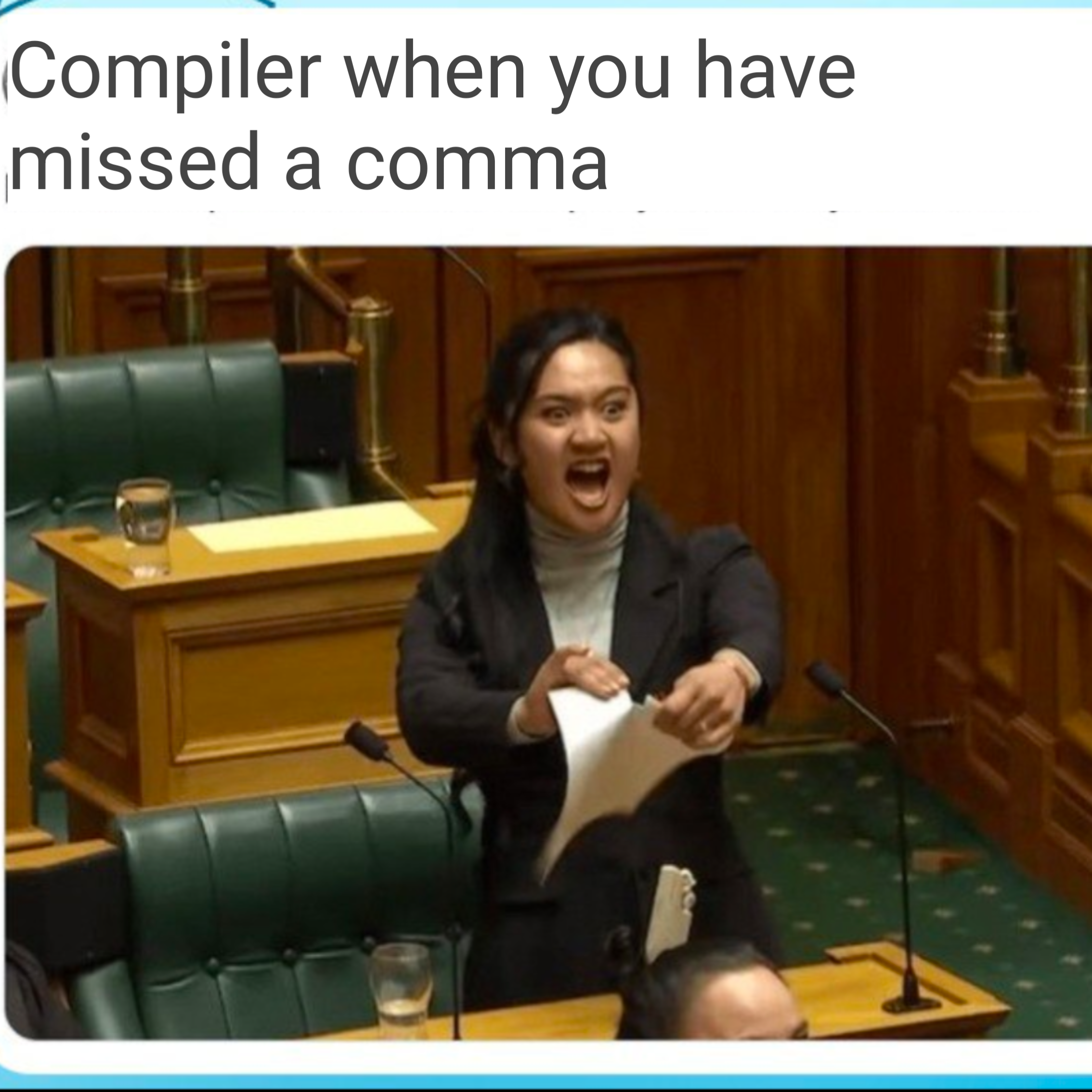 heIsMadOnMe | compiler-memes | ProgrammerHumor.io
