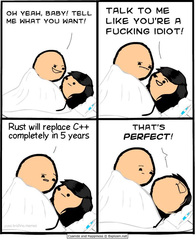 inyourDreams | c++-memes, ide-memes, rust-memes | ProgrammerHumor.io