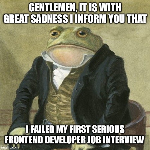 Mission Failed | developer-memes, frontend-memes, IT-memes, interview-memes | ProgrammerHumor.io