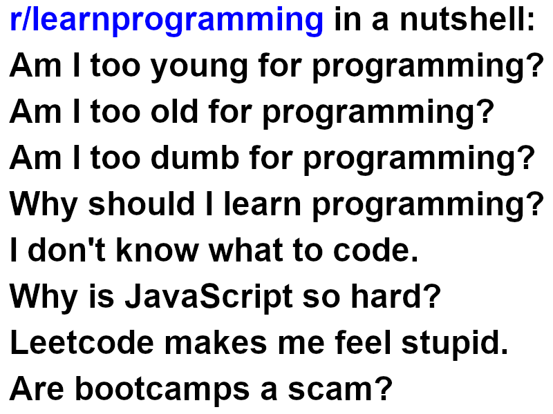 rlearnprogrammingInAnutshell | programming-memes, javascript-memes, code-memes, java-memes, program-memes, shell-memes | ProgrammerHumor.io