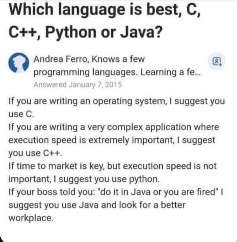 which | programming-memes, java-memes, python-memes, program-memes, c++-memes, IT-memes, language-memes, programming language-memes, operating system-memes | ProgrammerHumor.io