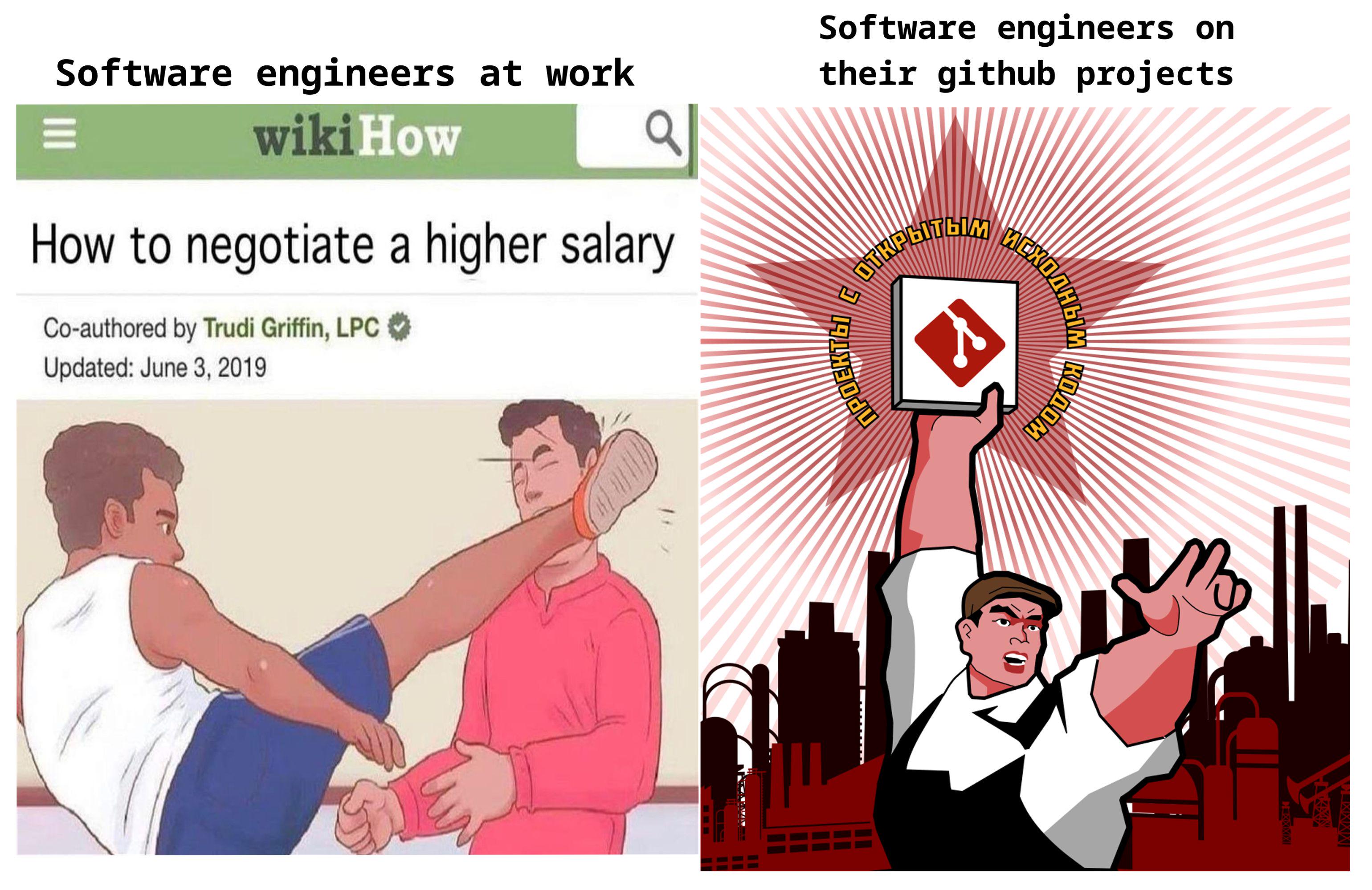 theDualityOfMan | software-memes, engineer-memes, software engineer-memes, git-memes, github-memes, date-memes | ProgrammerHumor.io