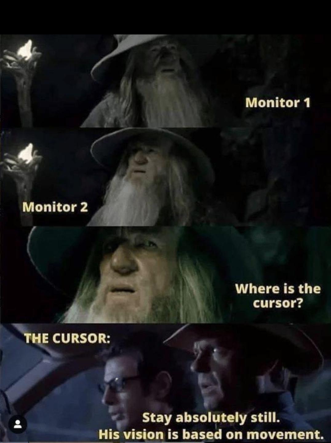 sneakyLittleCursor | monitor-memes | ProgrammerHumor.io