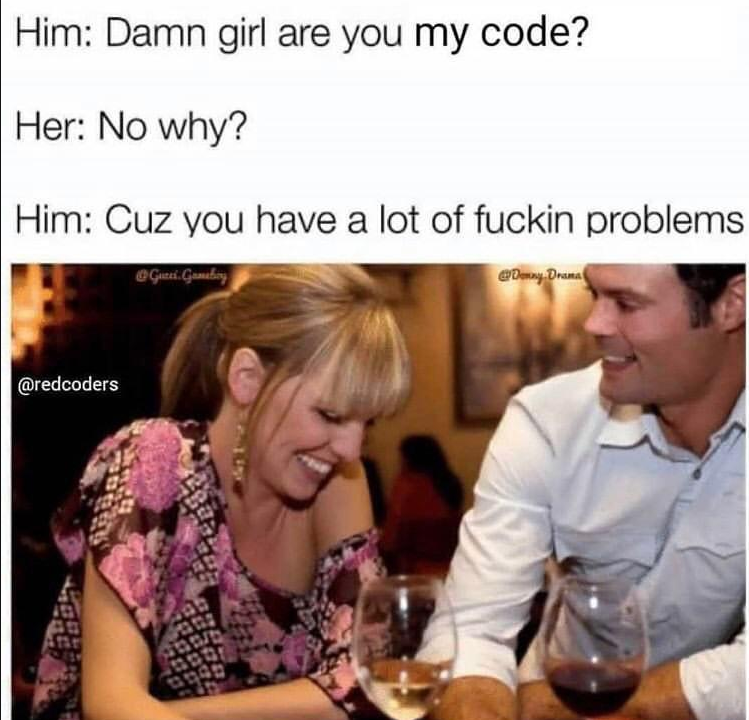 Little late for Valentine's day | code-memes, coder-memes | ProgrammerHumor.io