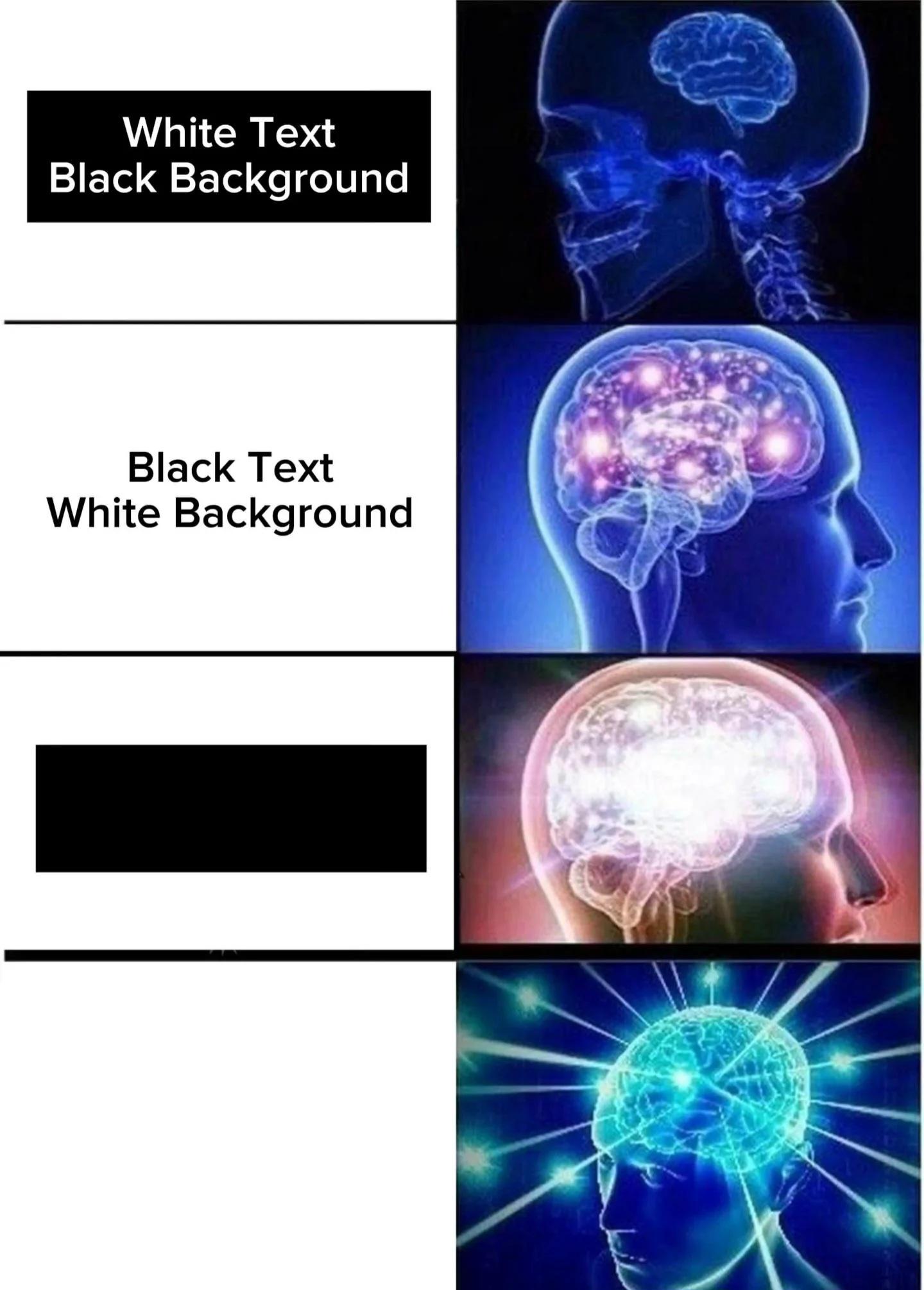 whiteTextwhiteBackground | ProgrammerHumor.io