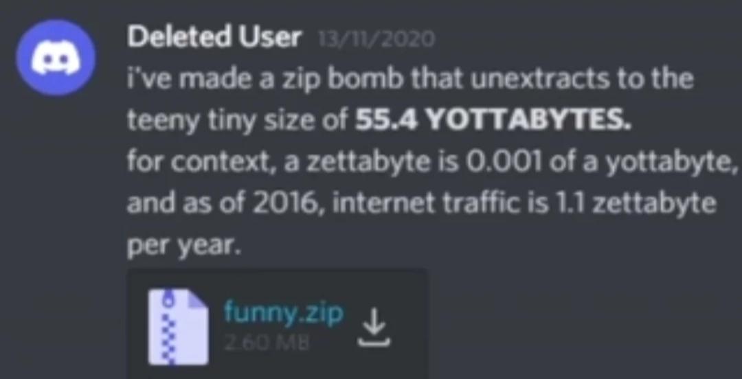 whenZipBombOutsourcesTheInternet | internet-memes | ProgrammerHumor.io