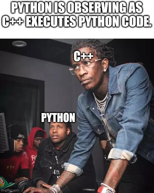 pythonCPPlibrary | code-memes, python-memes, c++-memes | ProgrammerHumor.io