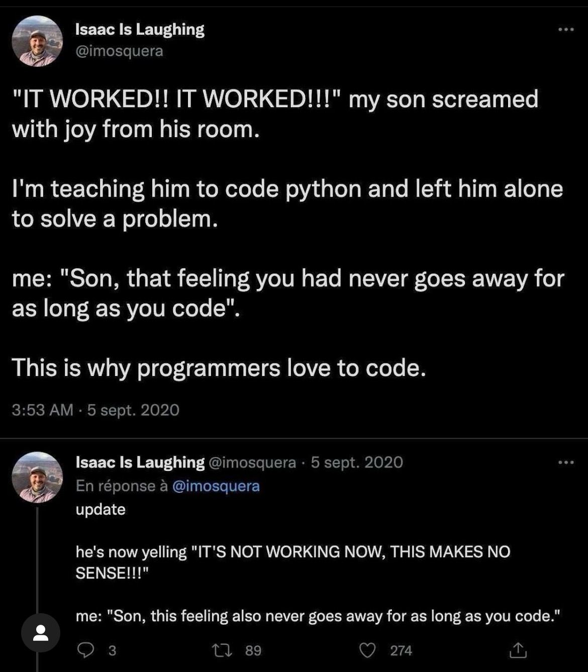 butItWasWorkingFinePreviously | programmer-memes, code-memes, python-memes, program-memes, date-memes, IT-memes | ProgrammerHumor.io