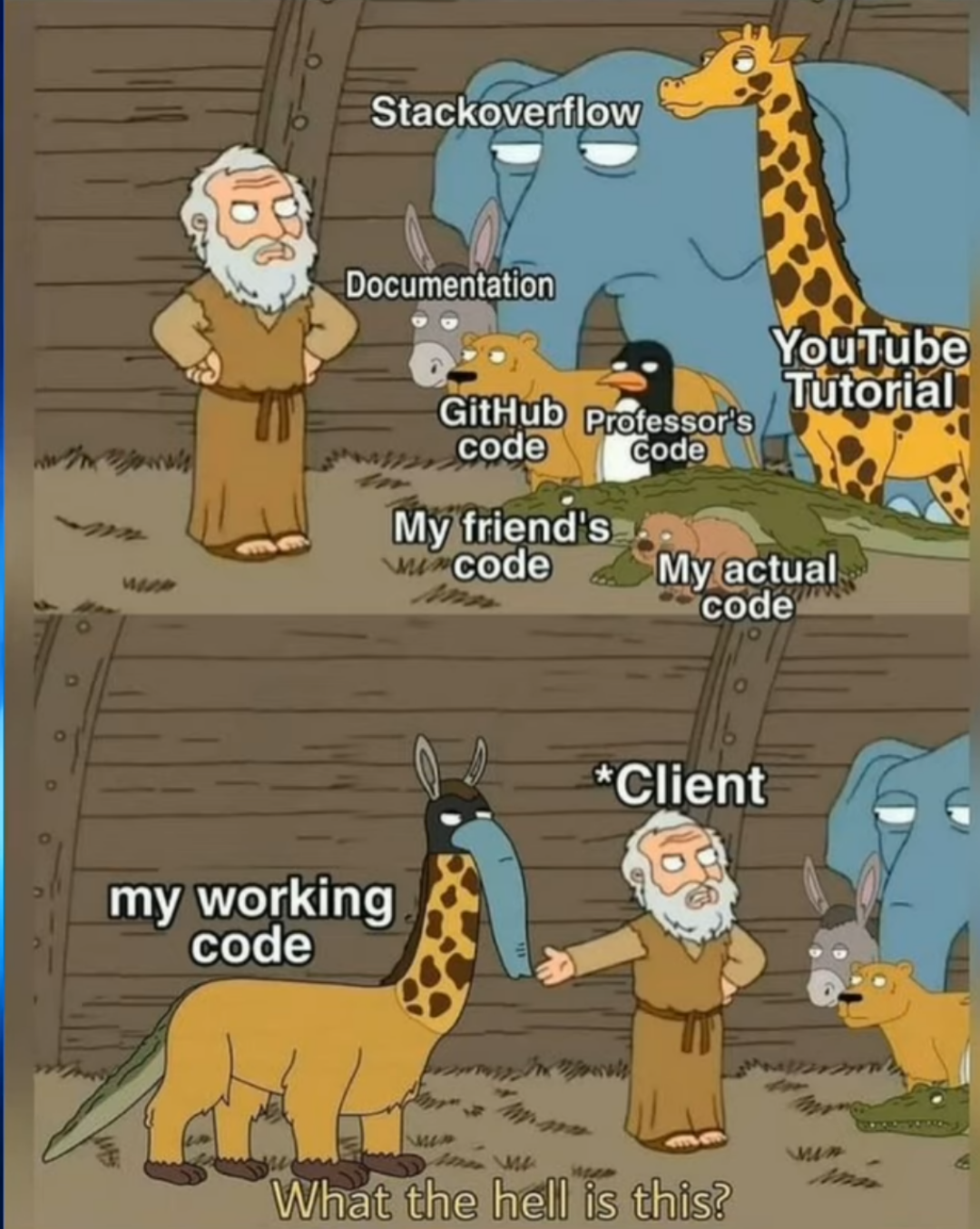 tooRelatable | code-memes, stackoverflow-memes, stack-memes, git-memes, github-memes, cli-memes, overflow-memes, documentation-memes, youtube-memes | ProgrammerHumor.io