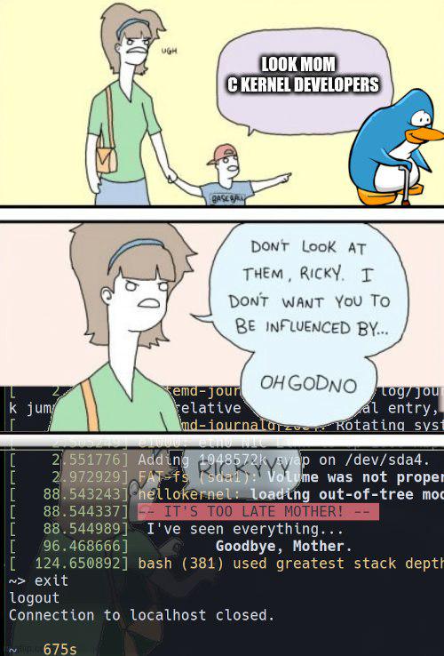 itsTooLate | developer-memes, stack-memes, try-memes, test-memes, loc-memes, bash-memes, kernel-memes | ProgrammerHumor.io