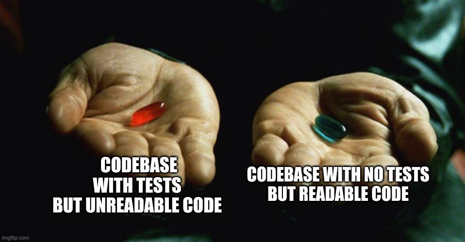 isBadEitherWay | code-memes, test-memes, tests-memes | ProgrammerHumor.io