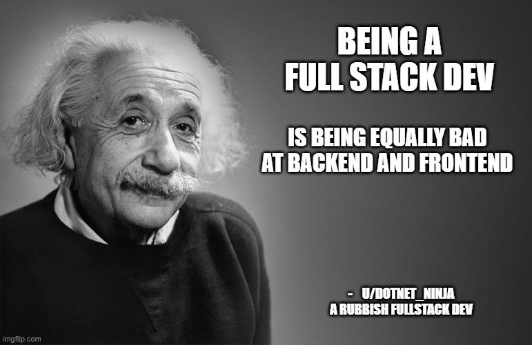 fullStackDevs | backend-memes, stack-memes, frontend-memes, devs-memes, kde-memes, full stack-memes, fullstack-memes | ProgrammerHumor.io