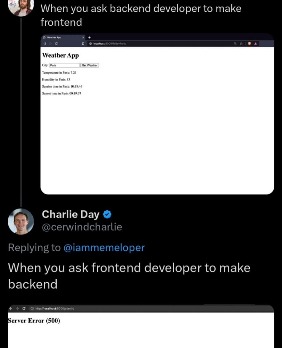 shotsFired | developer-memes, backend-memes, server-memes, frontend-memes, error-memes | ProgrammerHumor.io