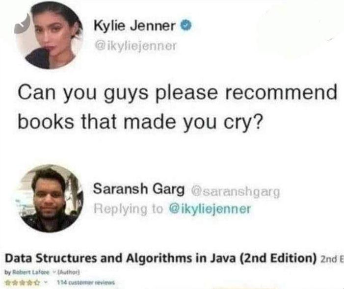 thatBook | java-memes, data structures-memes, data-memes, algorithm-memes, algorithms-memes | ProgrammerHumor.io