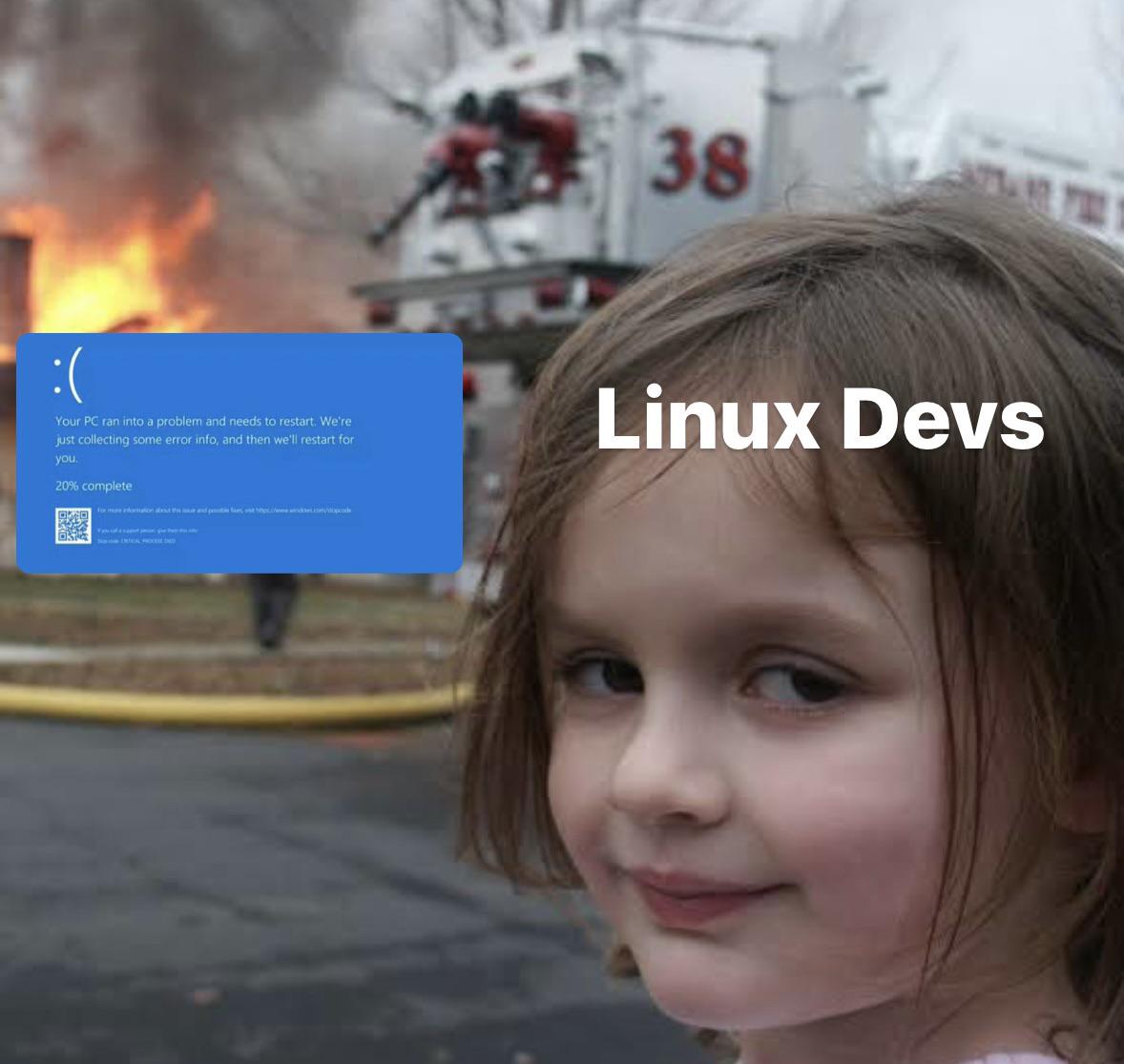 rmCrowdStrike | linux-memes, ux-memes, devs-memes, rest-memes, error-memes | ProgrammerHumor.io