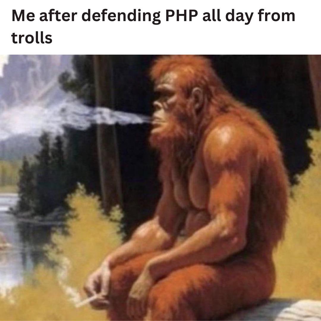 whenYouDefendPHPOnline | php-memes | ProgrammerHumor.io