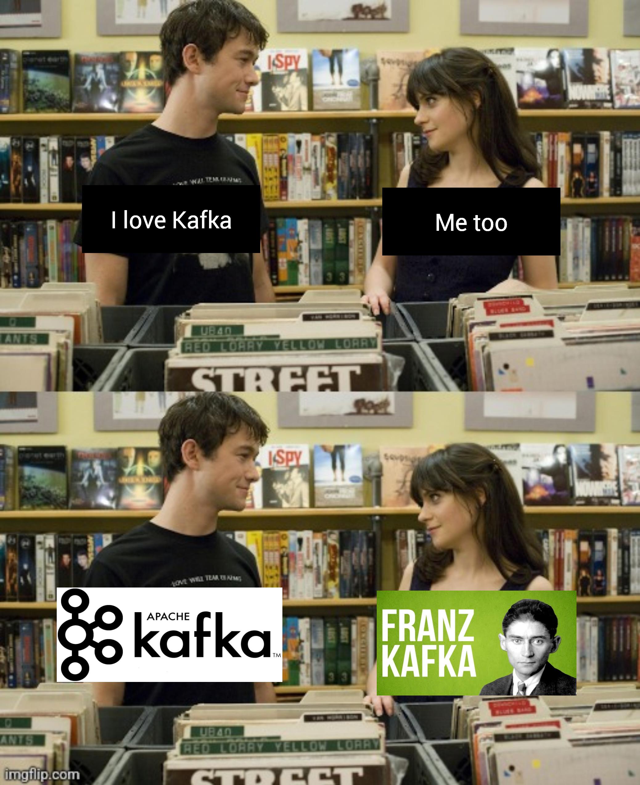 iLoveKafka | apache-memes, kafka-memes | ProgrammerHumor.io