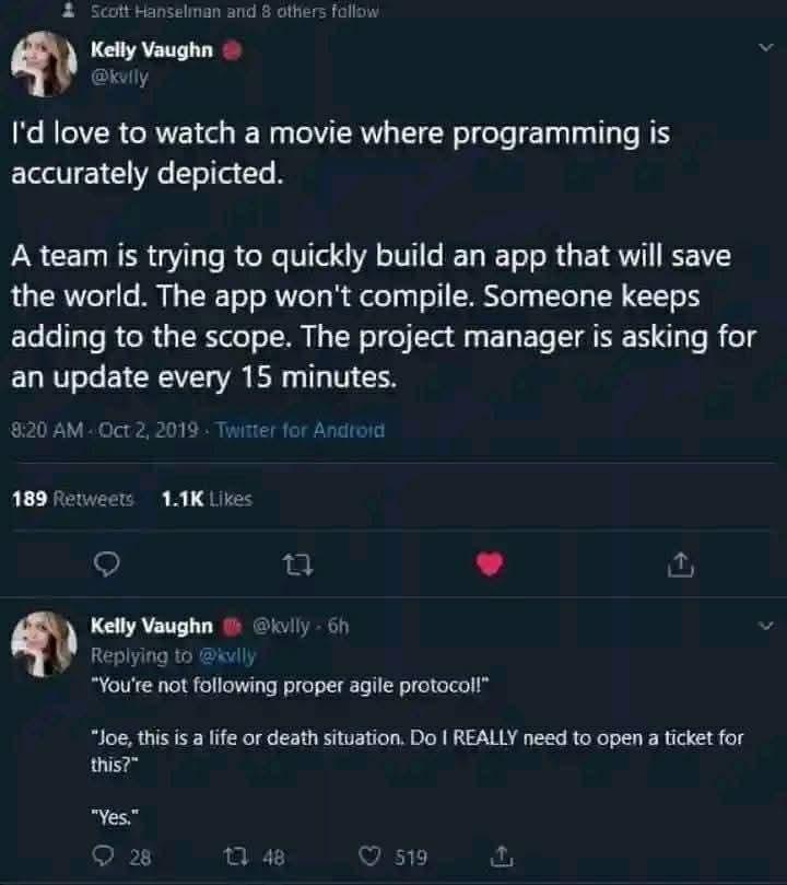 allProtocalMustBeObserved | programming-memes, program-memes, try-memes, date-memes, twitter-memes, retweet-memes, manager-memes | ProgrammerHumor.io