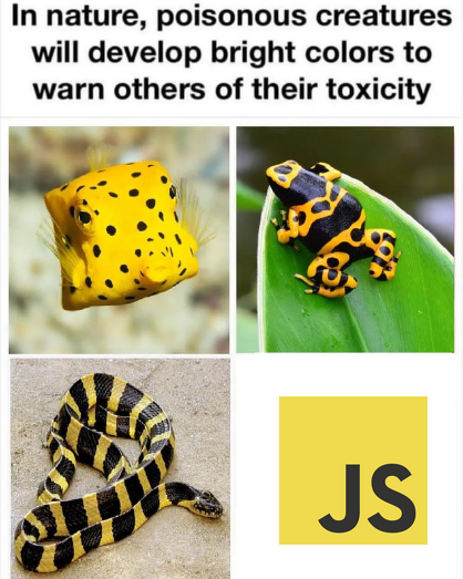 poisonousJS | ProgrammerHumor.io