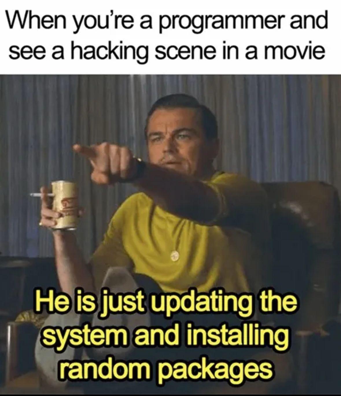 notEveryThingThatShinesIsHacking | programmer-memes, hacking-memes, program-memes, random-memes | ProgrammerHumor.io