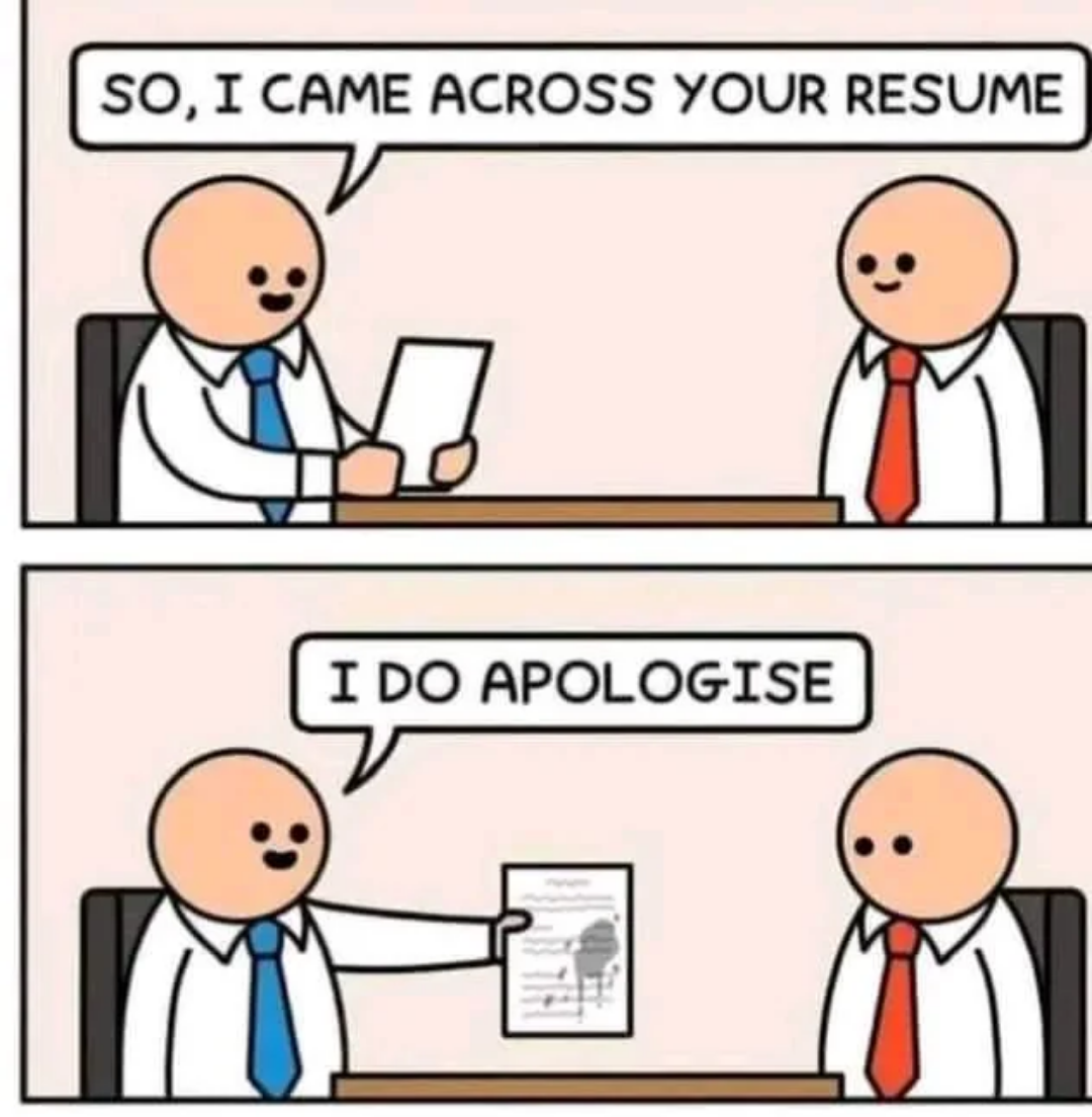 recruitersAfterSeeingSeniorDevResume | recruiters-memes, recruit-memes | ProgrammerHumor.io