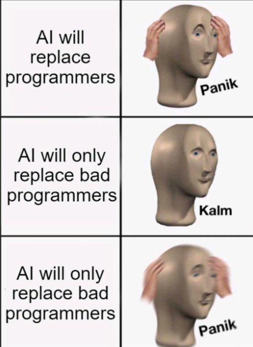 panic | programmer-memes, program-memes | ProgrammerHumor.io